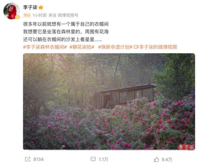 李子柒，柴房变森林时尚传奇，缔造自然衣帽间奇迹