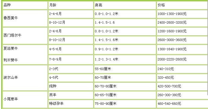 牛市场2013年行情价格涨跌分析表